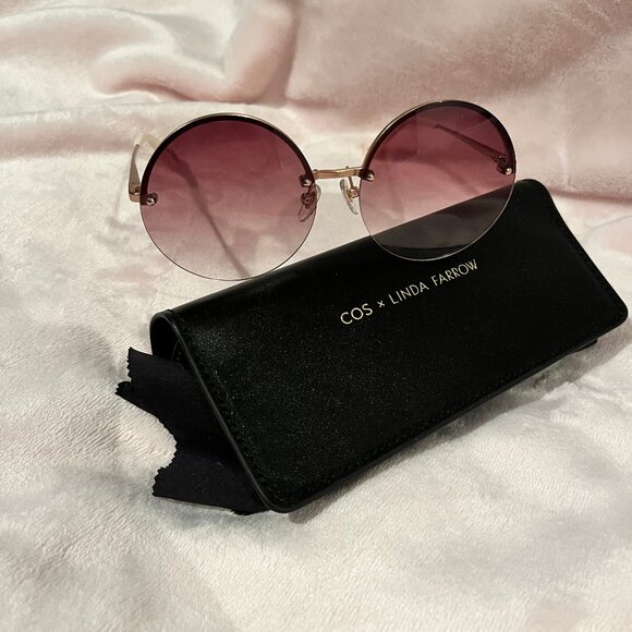 Linda Farrow - Cos  Orbit Sunglasses / Rose Gold - Picture 3 of 7